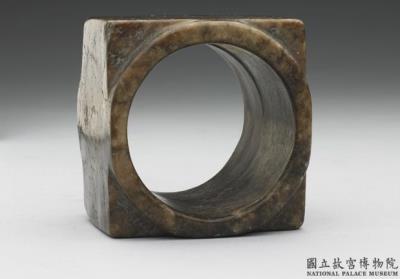 图片[3]-Jade cong tube, late Neolithic period (c. 2300-1700 BCE)-China Archive